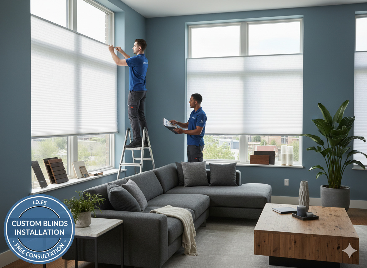 Custom Blinds Installation